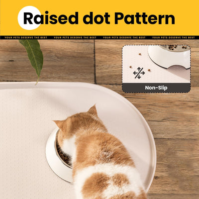 Oval Silicone Pet Feeding Mat