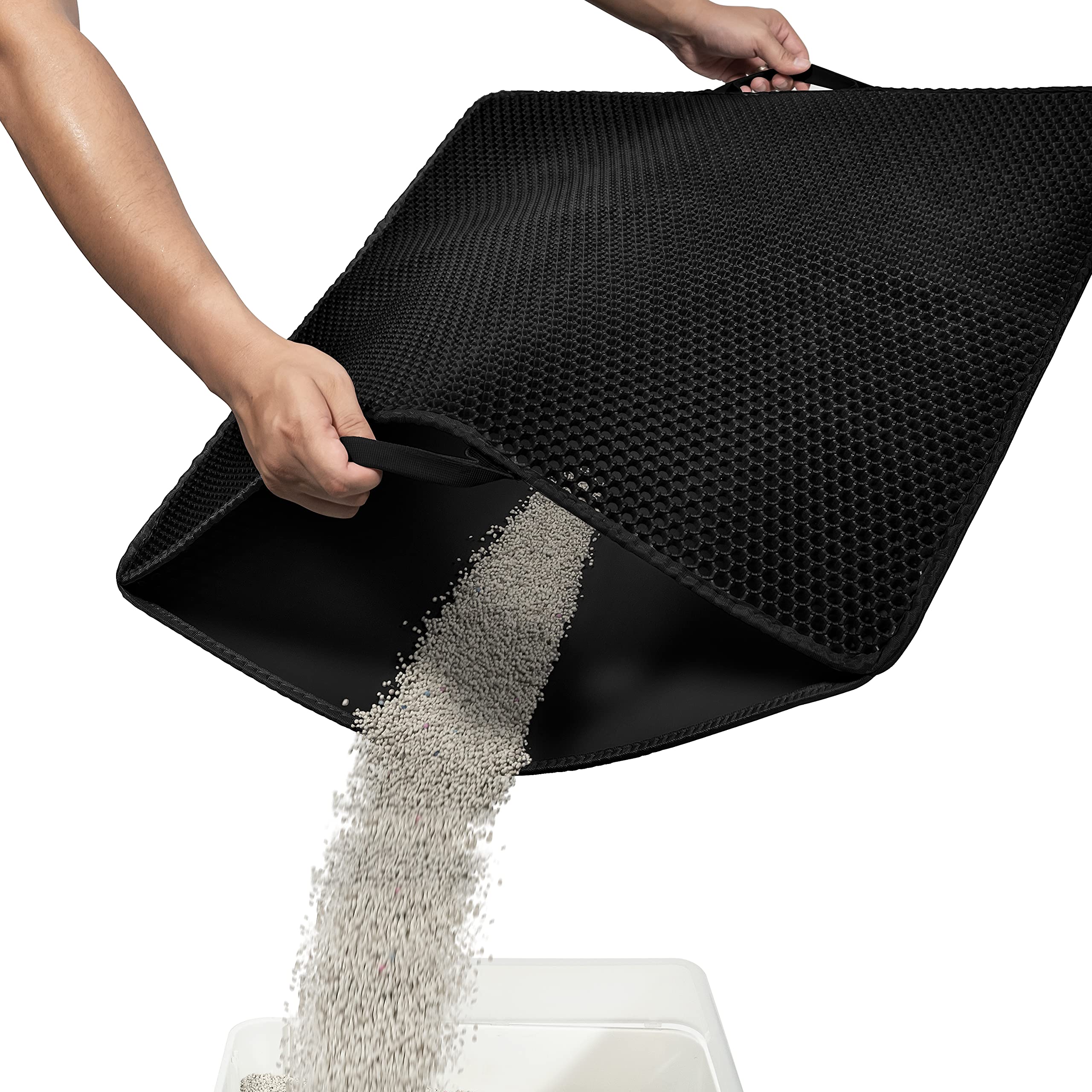 Cat Litter Mat, 45X 27Kitty Litter Trapping Mat, Washable Extra Large XL  Hone