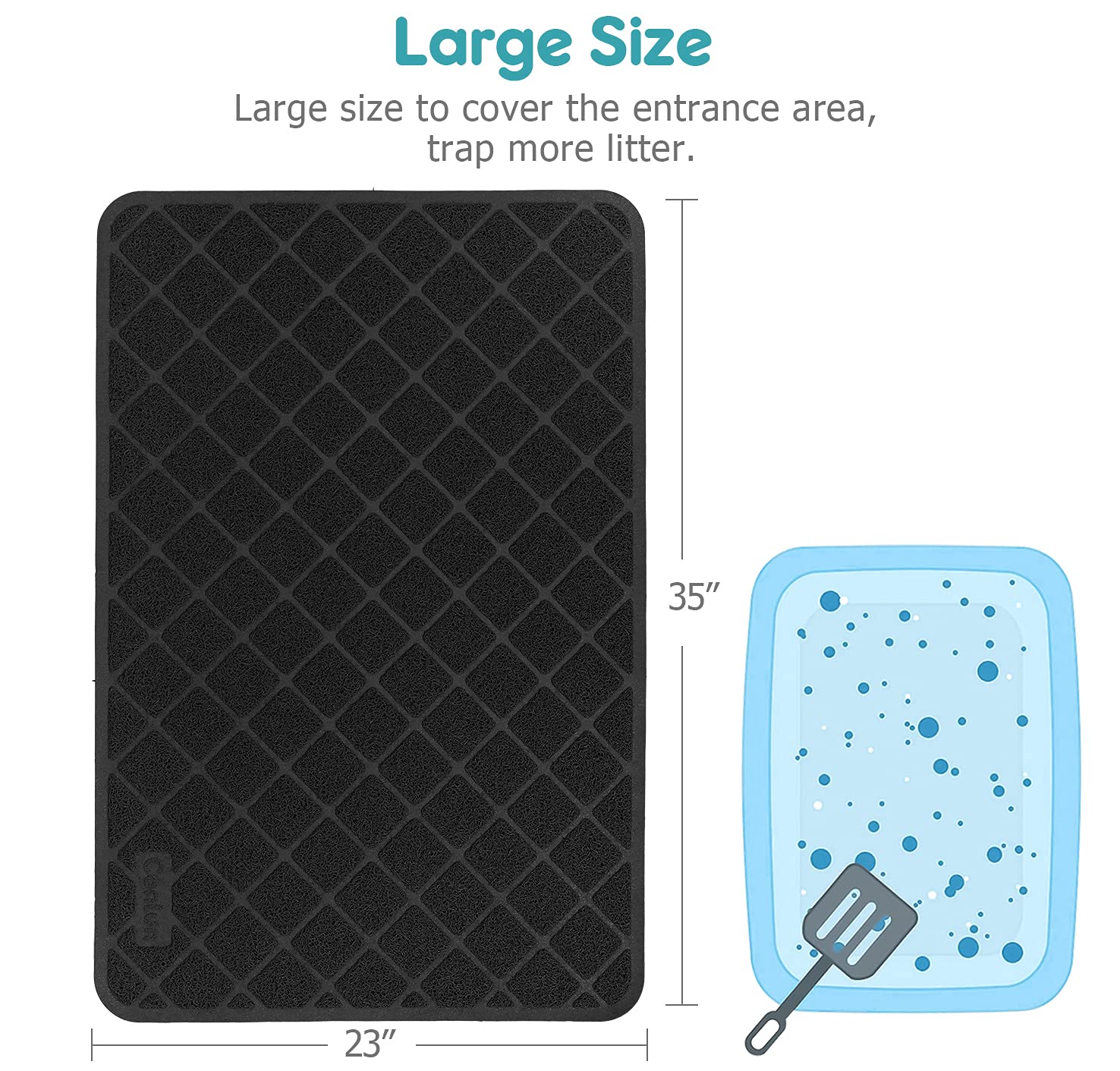 Cat Litter Mat PVC Large (35