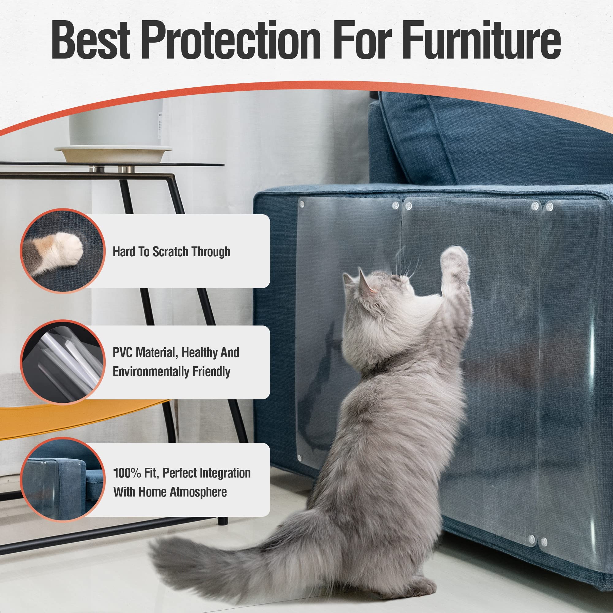 Cat scratch outlet protector