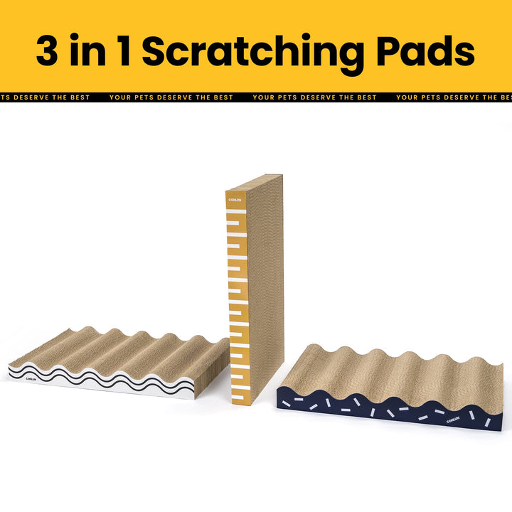 cat scratcher pad 3 in 1 coching cat scratcher cardboard scratching pad beach