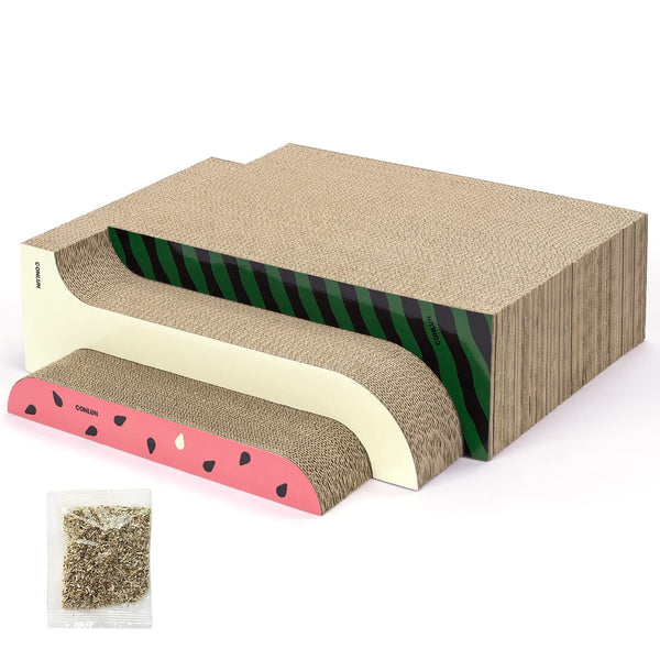 cat scratcher pad 3 in 1 coching cat scratcher cardboard scratching pad watermelon