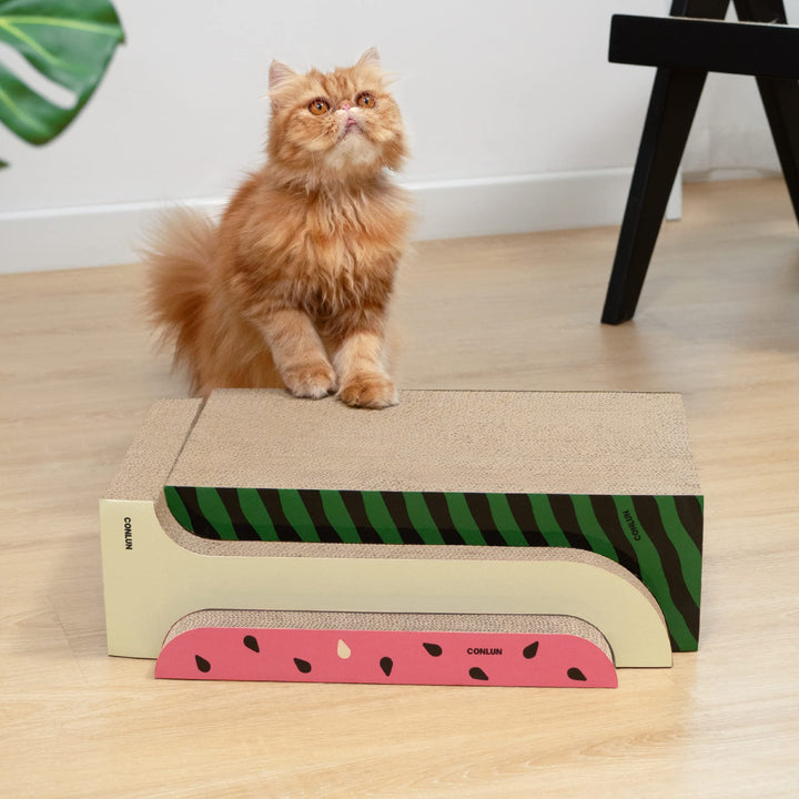 cat scratcher pad 3 in 1 coching cat scratcher cardboard scratching pad watermelon