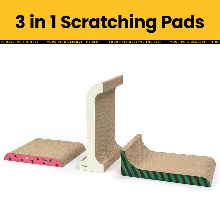 cat scratcher pad 3 in 1 coching cat scratcher cardboard scratching pad watermelon