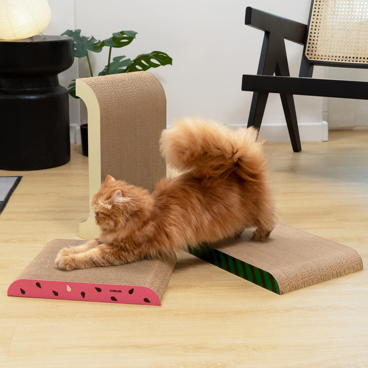 cat scratcher pad 3 in 1 coching cat scratcher cardboard scratching pad watermelon