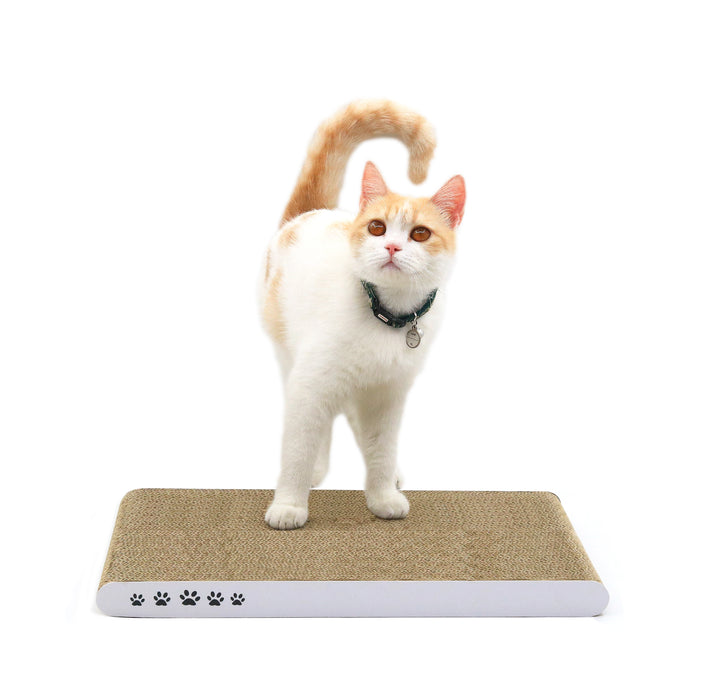 cat scratcher white coching cat scratcher cardboard scratching pad straight